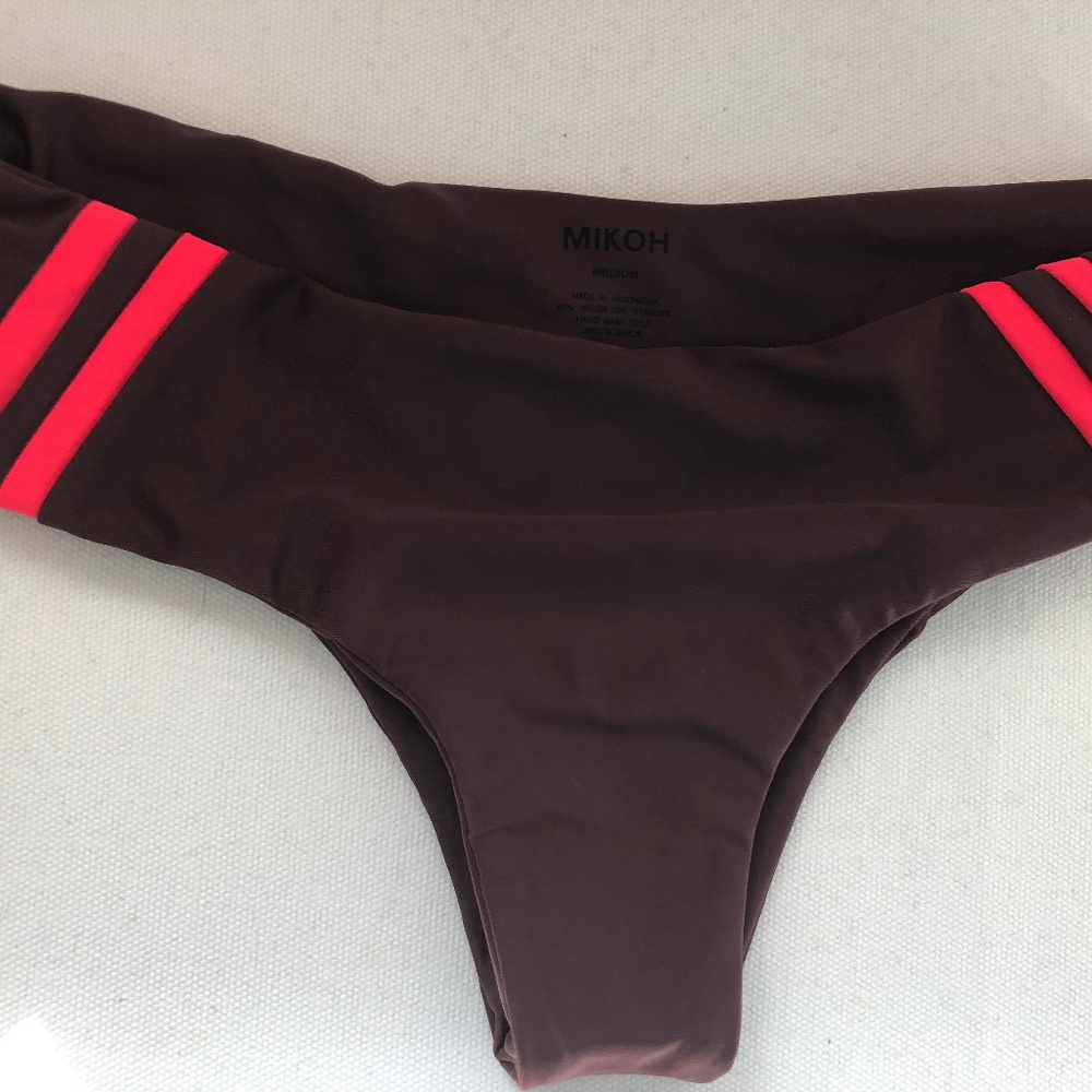 Mikoh Bondi Bottom Size Medium Merlot